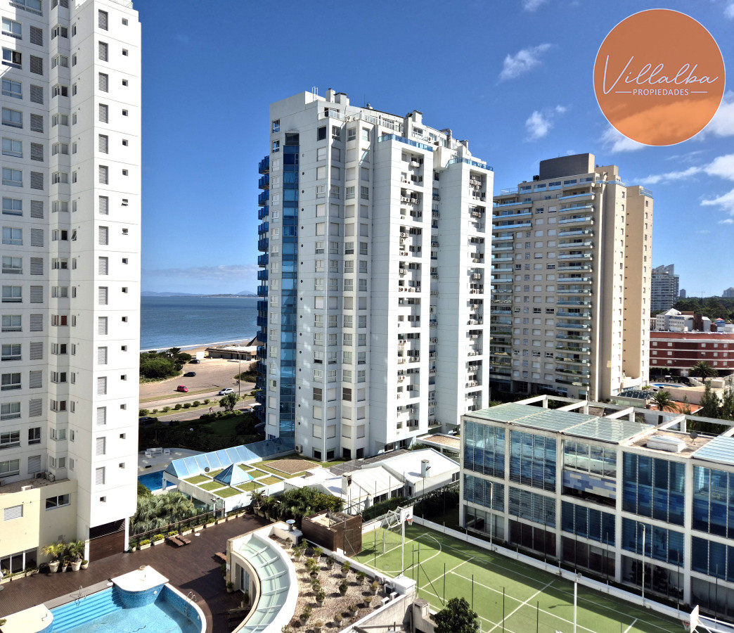 Apartamento ID.3555 - Apartamento a estrenar venta 1 dormitorio frente a metros del mar terraza garage Playa Mansa Punta del Este