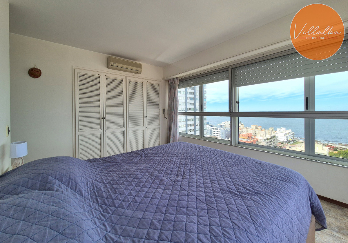 Apartamento ID.3627 - Apartamento piso alto 3 dormitorios terraza garage con vista al mar Península Punta del Este