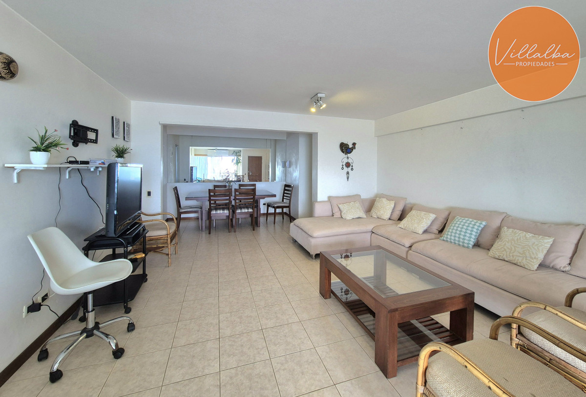Apartamento ID.3627 - Apartamento piso alto 3 dormitorios terraza garage con vista al mar Península Punta del Este