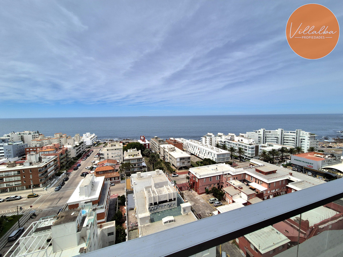 Apartamento ID.3627 - Apartamento piso alto 3 dormitorios terraza garage con vista al mar Península Punta del Este