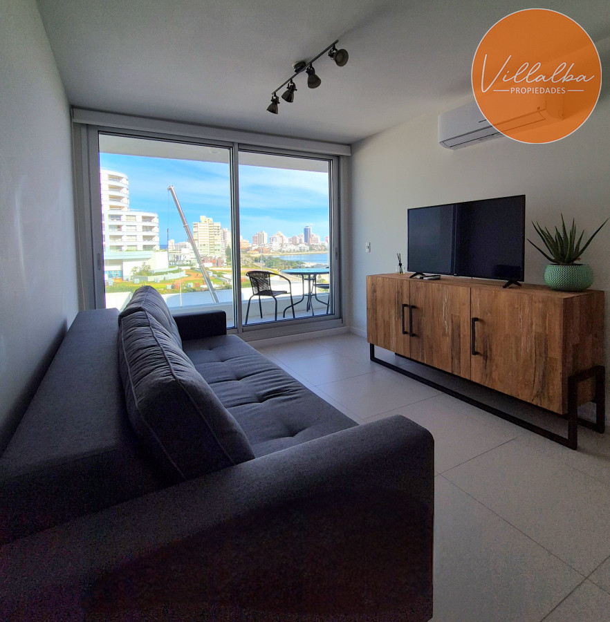 Apartamento ID.3553 - Apartamento moderno piso alto vista al mar Playa Mansa Punta del Este