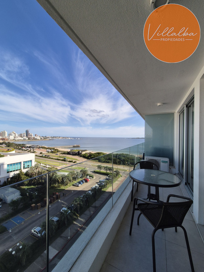 Apartamento ID.3553 - Apartamento moderno piso alto vista al mar Playa Mansa Punta del Este