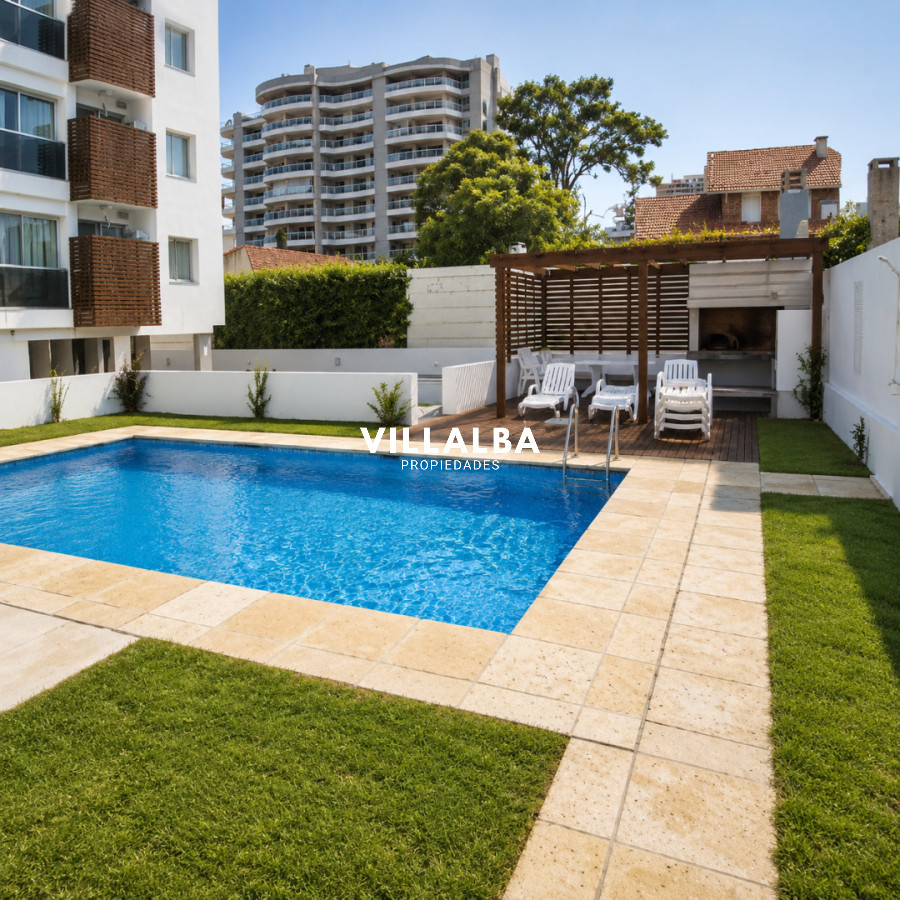 Apartamento ID.4585 - 2 dormitorios moderno y luminoso con terraza y cochera Aidy Grill Punta del Este