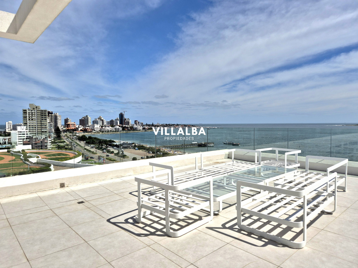 Apartamento ID.3555 - Apartamento a estrenar venta 1 dormitorio frente a metros del mar terraza garage Playa Mansa Punta del Este