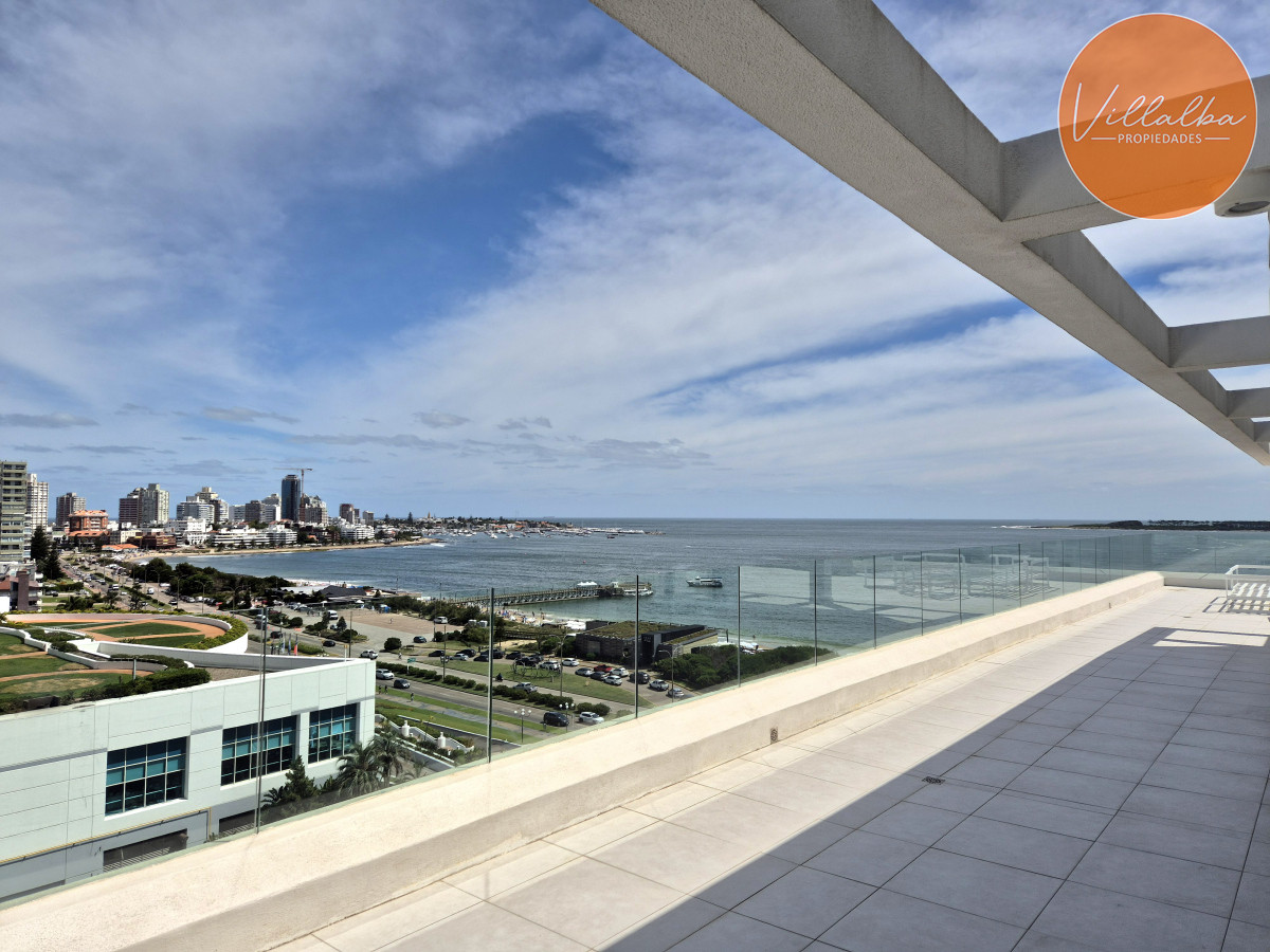 Apartamento ID.3553 - Apartamento moderno piso alto vista al mar Playa Mansa Punta del Este