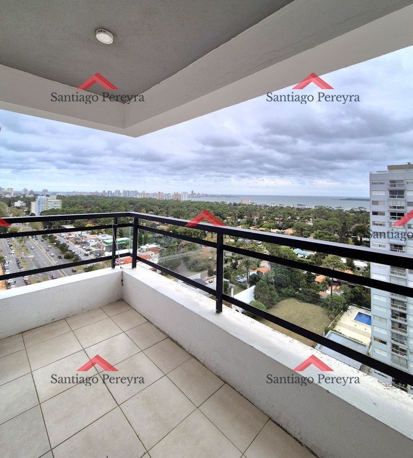 Apartamento ID.17116 - Oportunidad apartamento moderno piso alto 3 dormitorios 2 baños terraza con vista al mar garage venta Punta del Este Jardines del Country