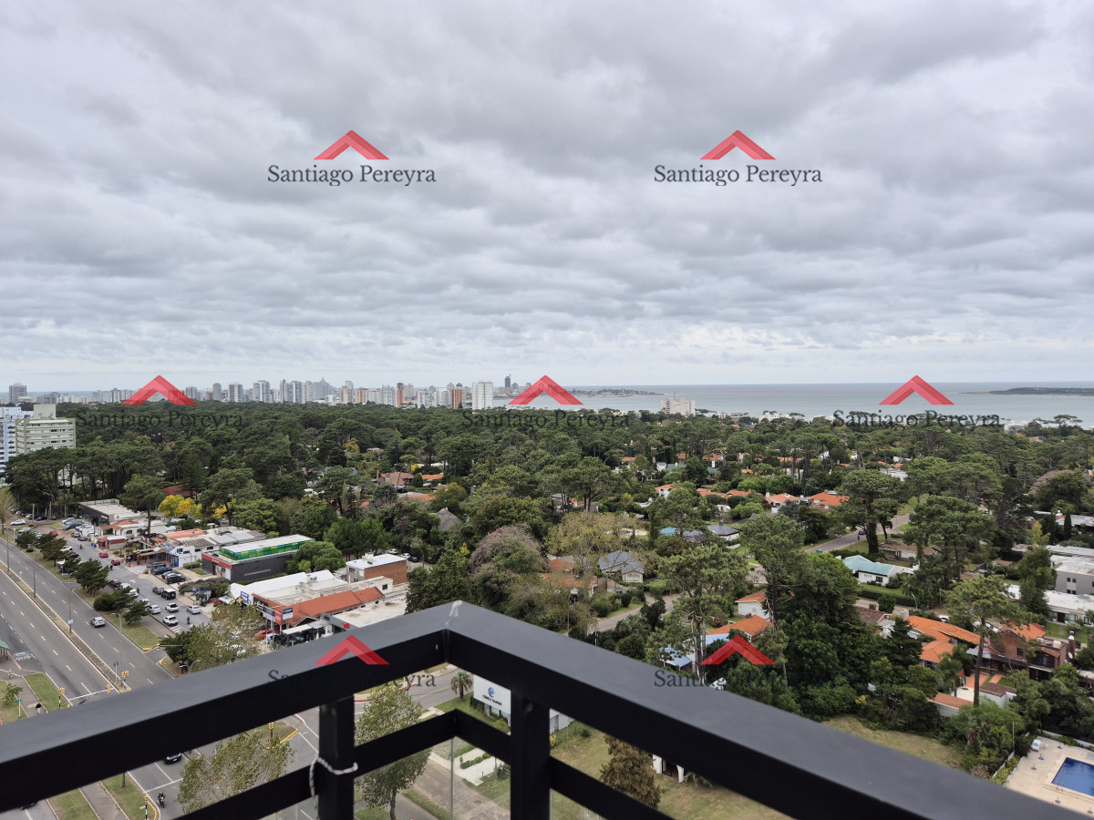 Apartamento ID.17116 - Oportunidad apartamento moderno piso alto 3 dormitorios 2 baños terraza con vista al mar garage venta Punta del Este Jardines del Country