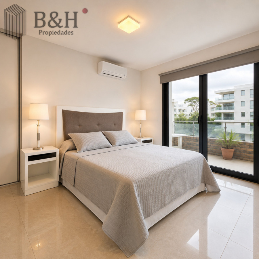 Apartamento ID.4869 - Oportunidad Apartamento 2 dormitorios moderno gran terraza cochera piscina Playa Mansa Punta del Este