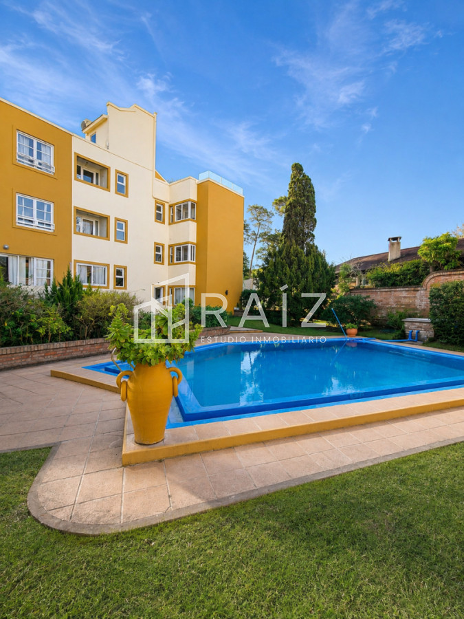 Apartamento ID.12577 - Apartamento de 3 dormitorios con parrillero y estufa a leña en Playa Mansa