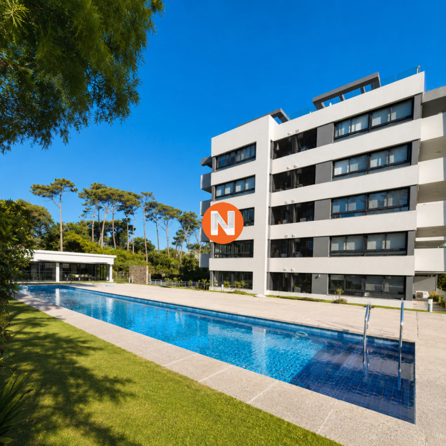 Apartamento Ref.225465 - Oportunidad Apartamento 2 dormitorios moderno terraza cochera piscina Playa Mansa Punta del Este