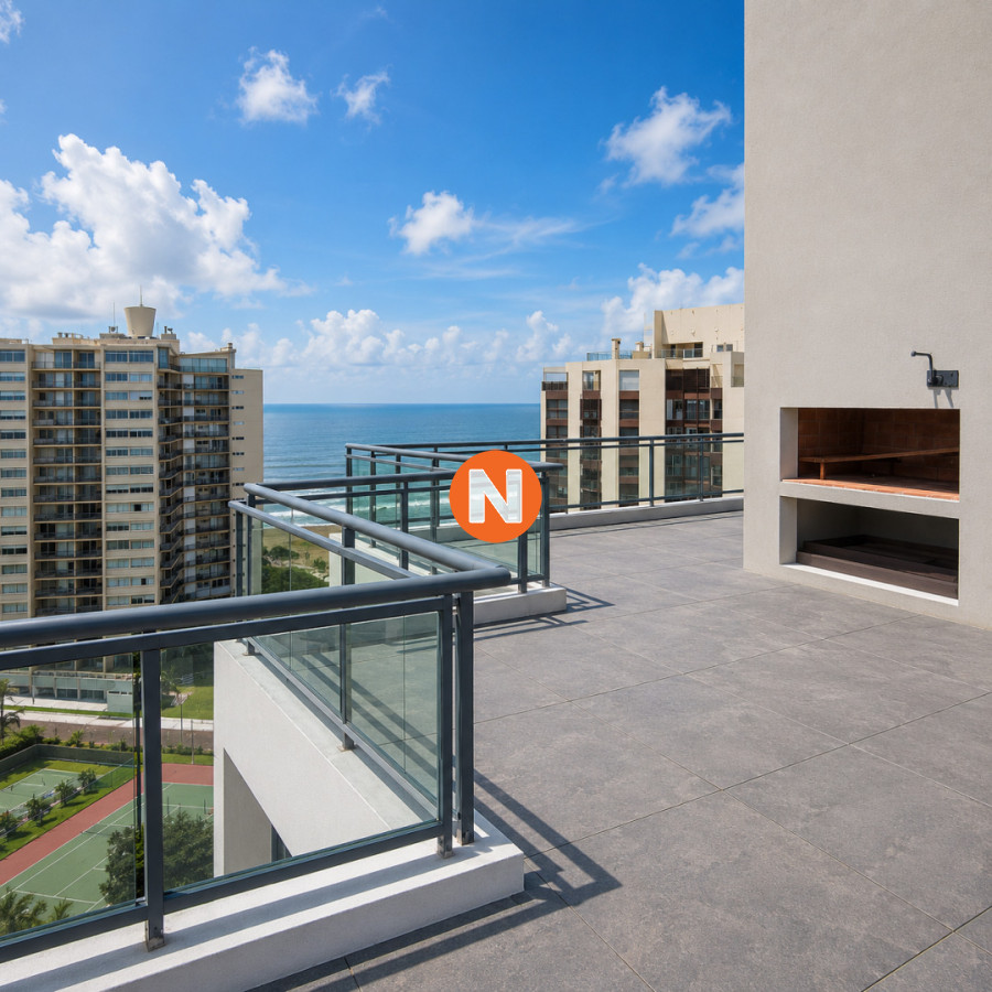 Apartamento Ref.225513 - Apartamento con Vista al Mar moderno con garage Playa Brava Punta del Este