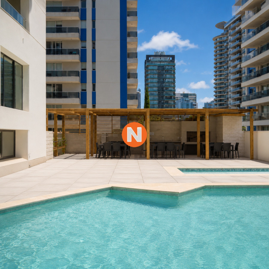 Apartamento Ref.225513 - Apartamento con Vista al Mar moderno con garage Playa Brava Punta del Este