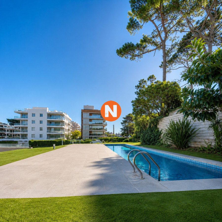 Apartamento Ref.225465 - Oportunidad Apartamento 2 dormitorios moderno terraza cochera piscina Playa Mansa Punta del Este