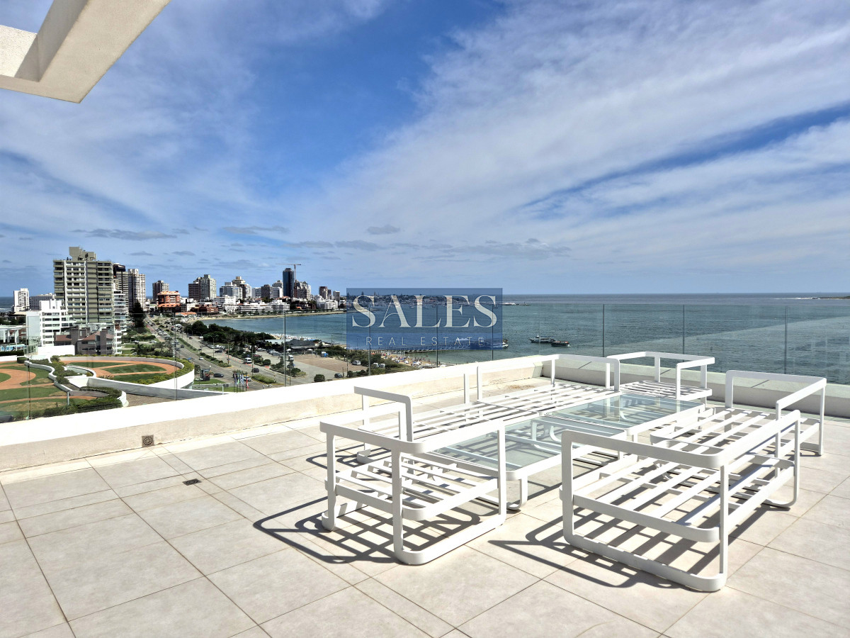 Apartamento ID.1340 - Apartamento moderno piso alto vista al mar Playa Mansa Punta del Este