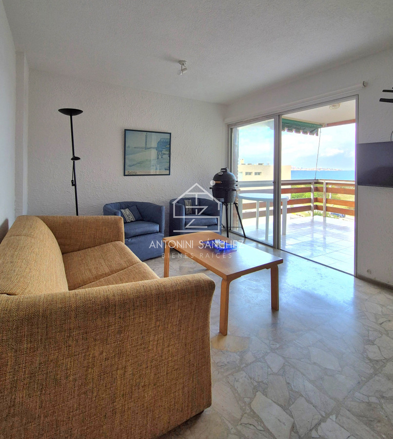 Apartamento ID.2360 - Apartamento 2 dormitorios reciclado garage vista al mar primera linea Playa Mansa Punta del Este