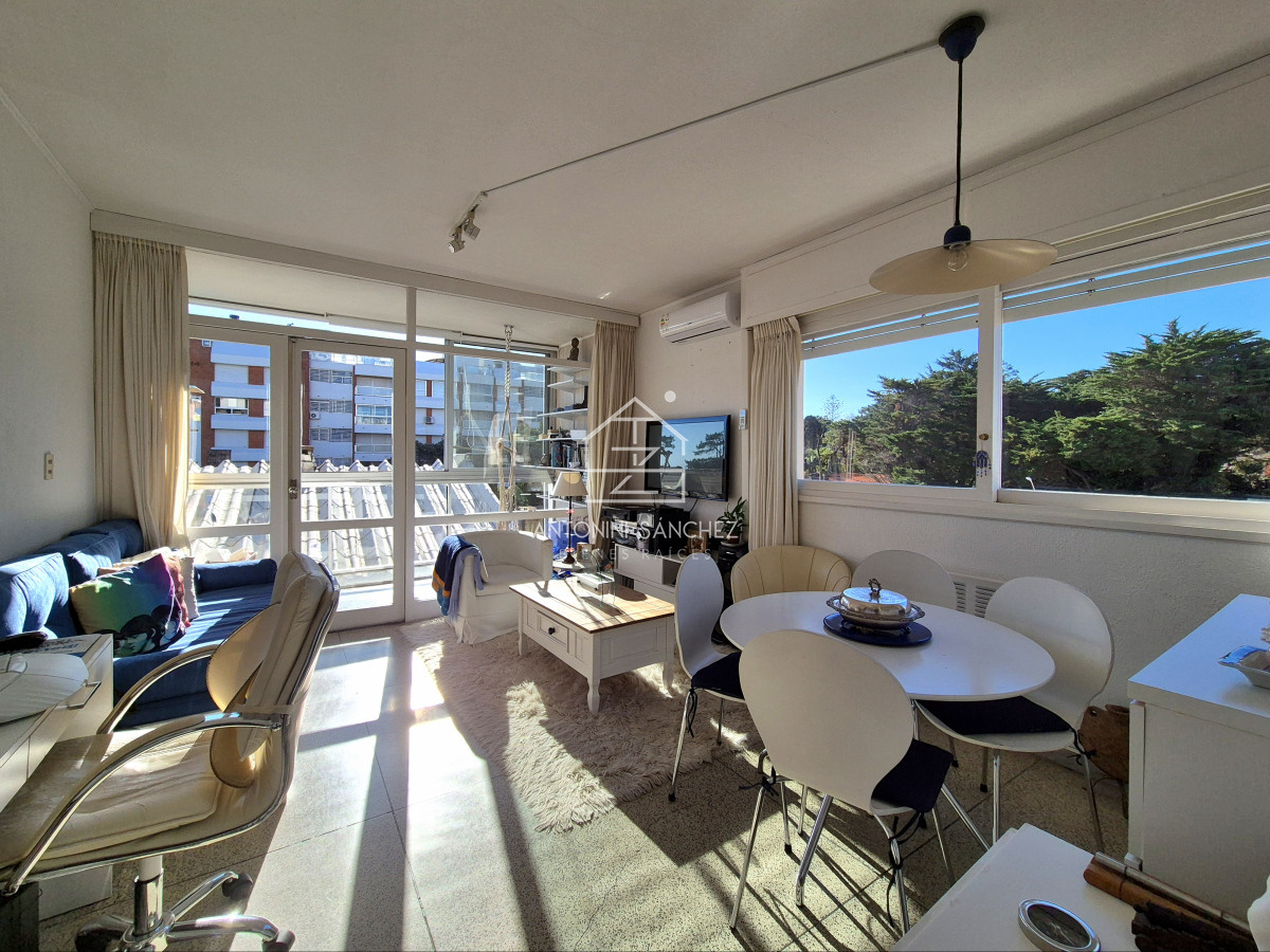 Apartamento ID.2389 - Apartamento 1 dormitorio en venta con vista al Mar edificio primera línea Playa Mansa Punta del Este