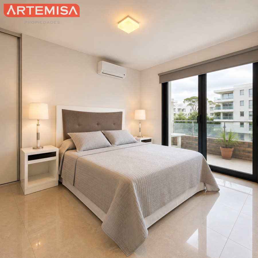Apartamento ID.838 - Oportunidad Apartamento 2 dormitorios moderno gran terraza cochera piscina Playa Mansa Punta del Este