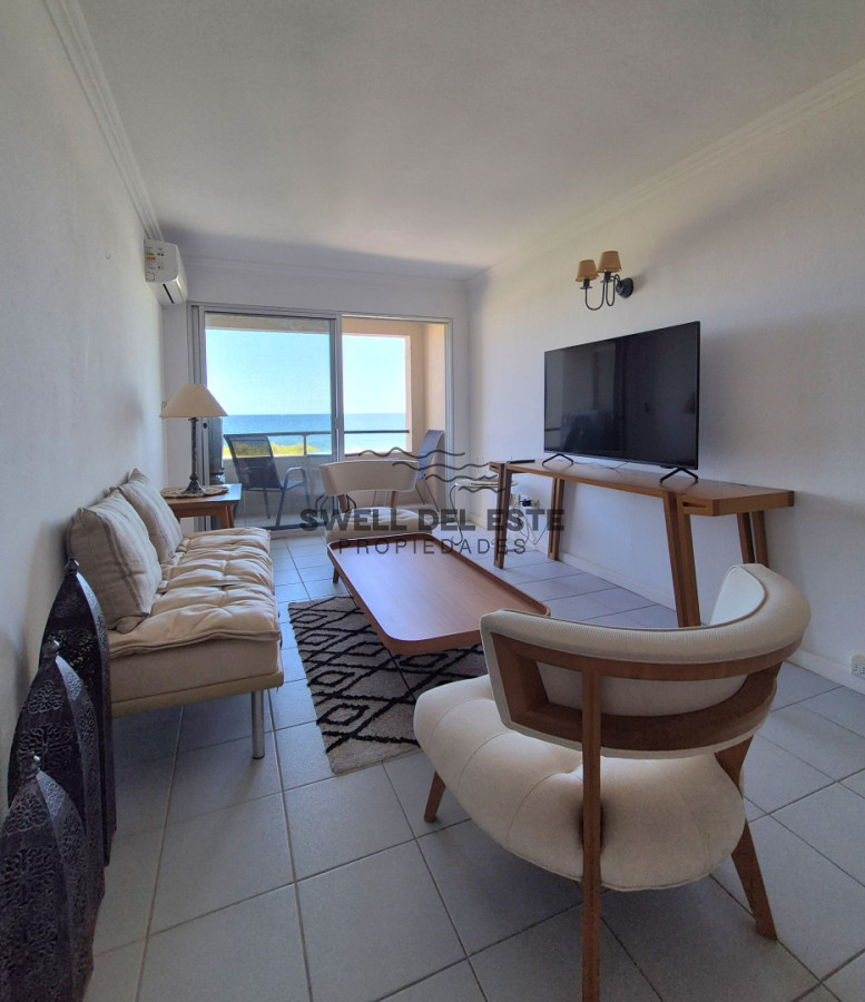 Apartamento ID.113 - Apartamento reciclado 2 dormitorios frente al mar primera línea terraza cochera Playa Mansa Pinares