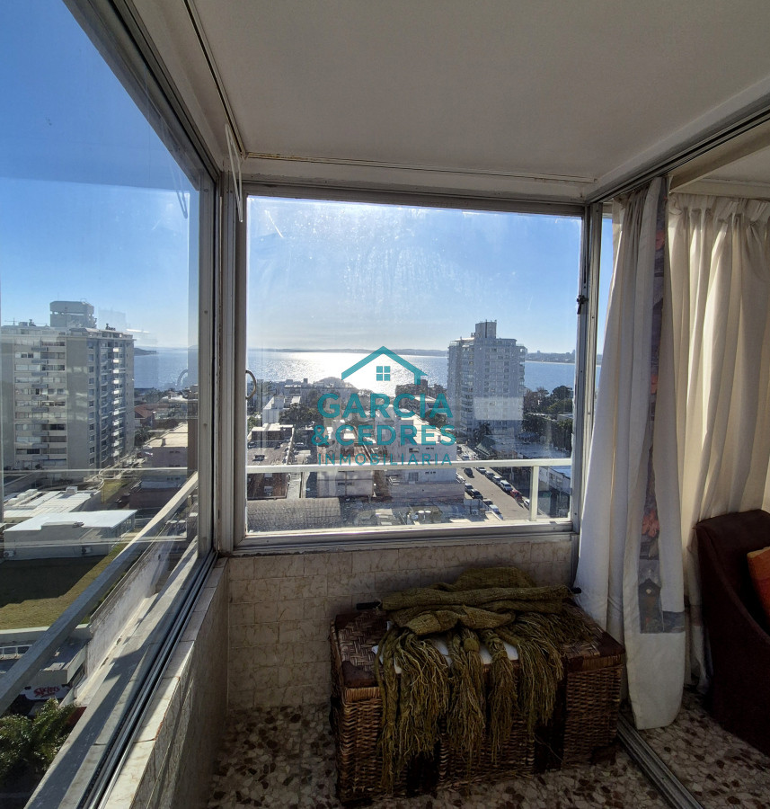 Apartamento ID.317 - Apartamento con vista al mar 2 dormitorios con garage en Península Punta del Este 