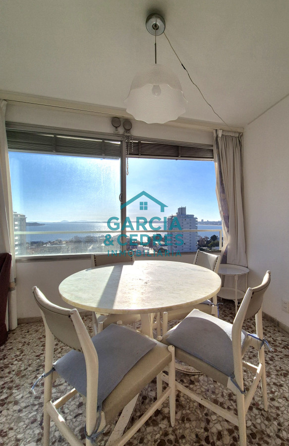 Apartamento ID.317 - Apartamento con vista al mar 2 dormitorios con garage en Península Punta del Este 