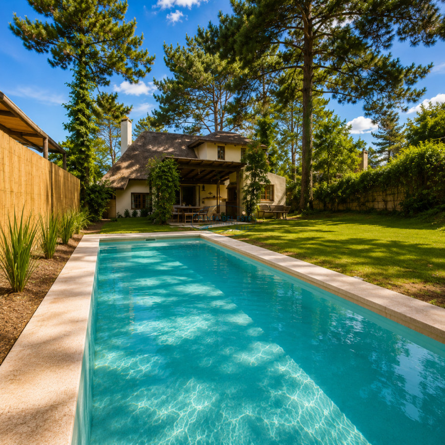 Casa ID.156 - Casa 3 dormitorios con piscina y barbacoa cercana al mar Pinares Punta del Este 