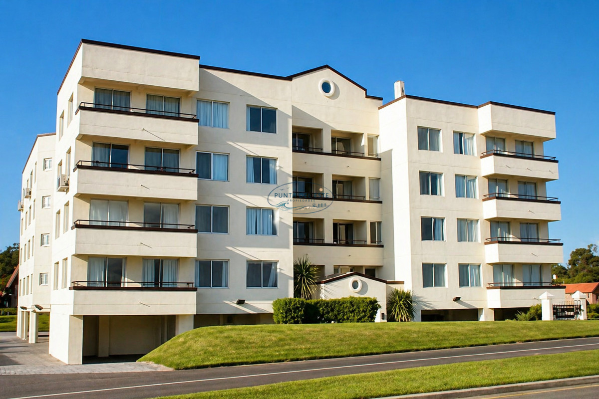 Apartamento ID.153 - Penthouse frente al mar 3 dormitorios reciclado estufa a leña, barbacoa cerrada Pinares Punta del Este