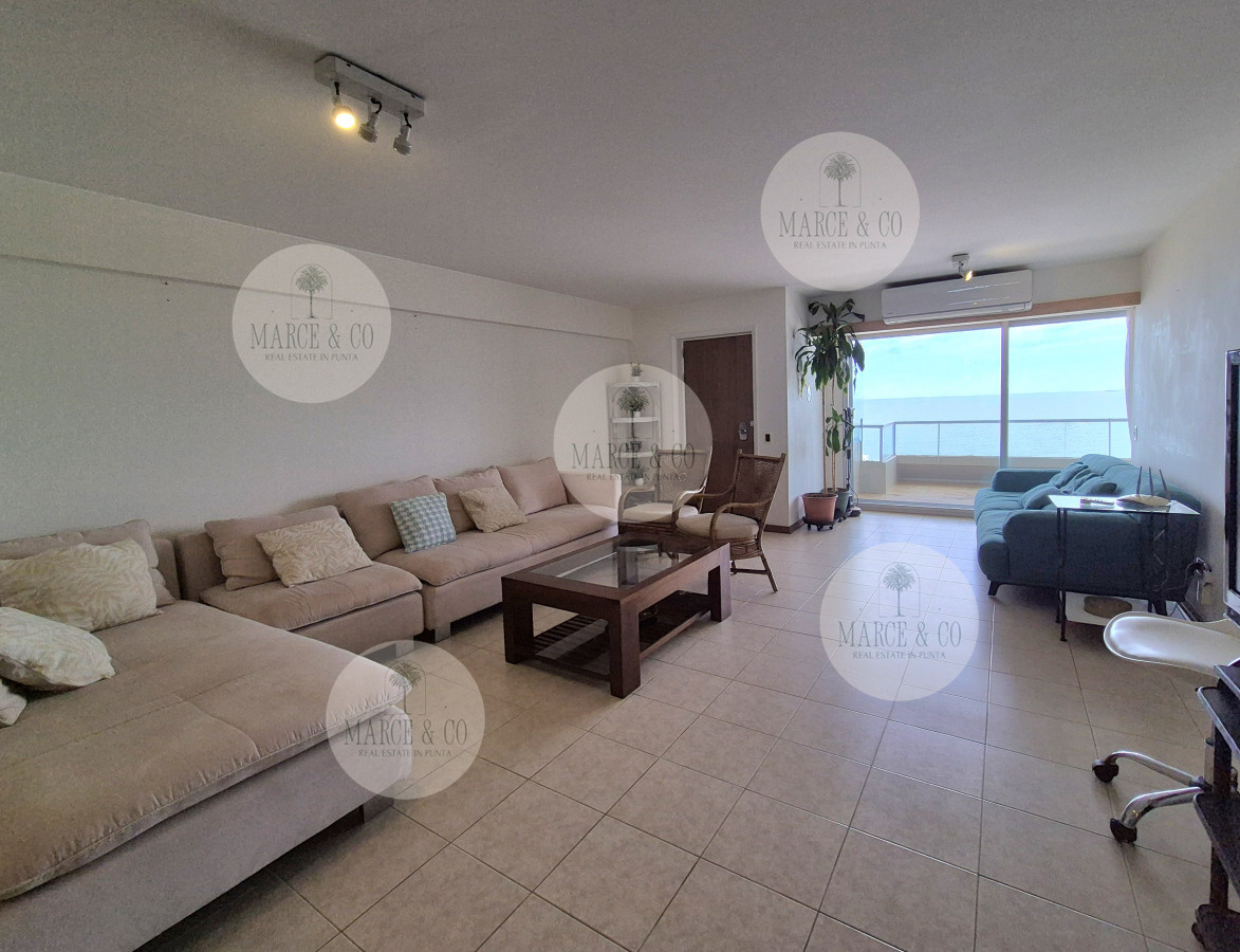 Apartamento ID.829 - Apartamento piso alto 3 dormitorios terraza garage con vista al mar Península Punta del Este