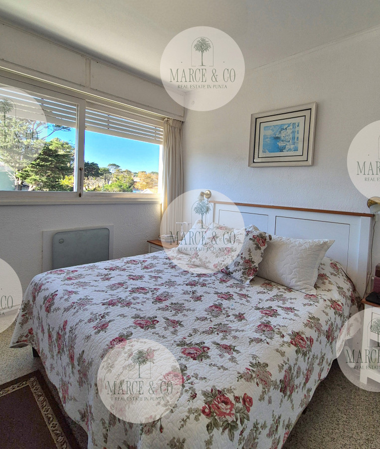 Apartamento ID.2155 - Apartamento 1 dormitorio en venta con vista al Mar edificio primera línea Playa Mansa Punta del Este