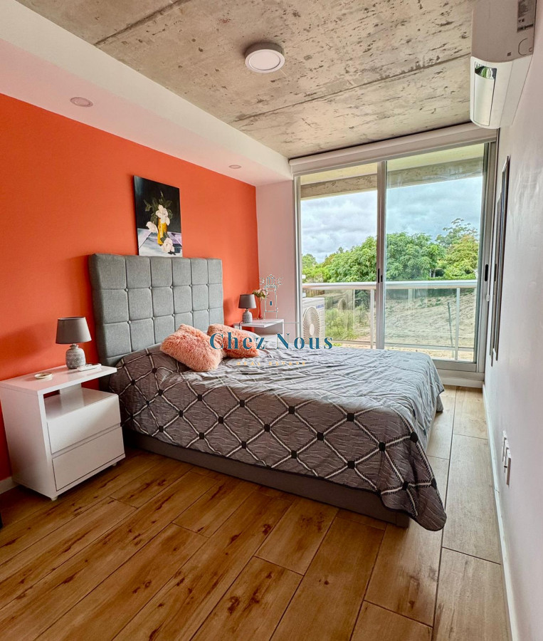 Apartamento ID.827 - Apartamento moderno 1  dormitorio a estrenar con terraza cochera y piscina en Playa Mansa 