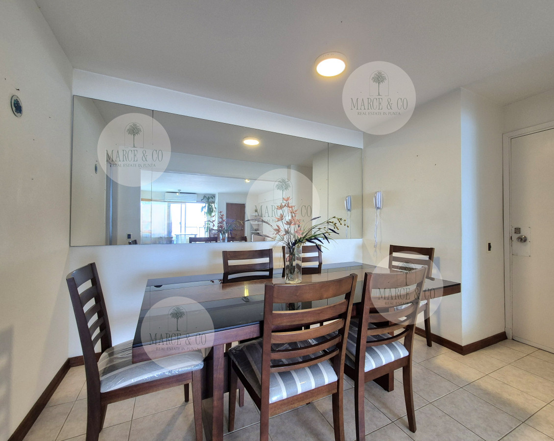 Apartamento ID.829 - Apartamento piso alto 3 dormitorios terraza garage con vista al mar Península Punta del Este