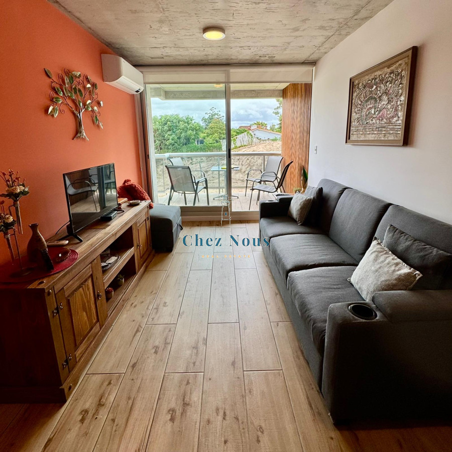 Apartamento ID.827 - Apartamento moderno 1  dormitorio a estrenar con terraza cochera y piscina en Playa Mansa 