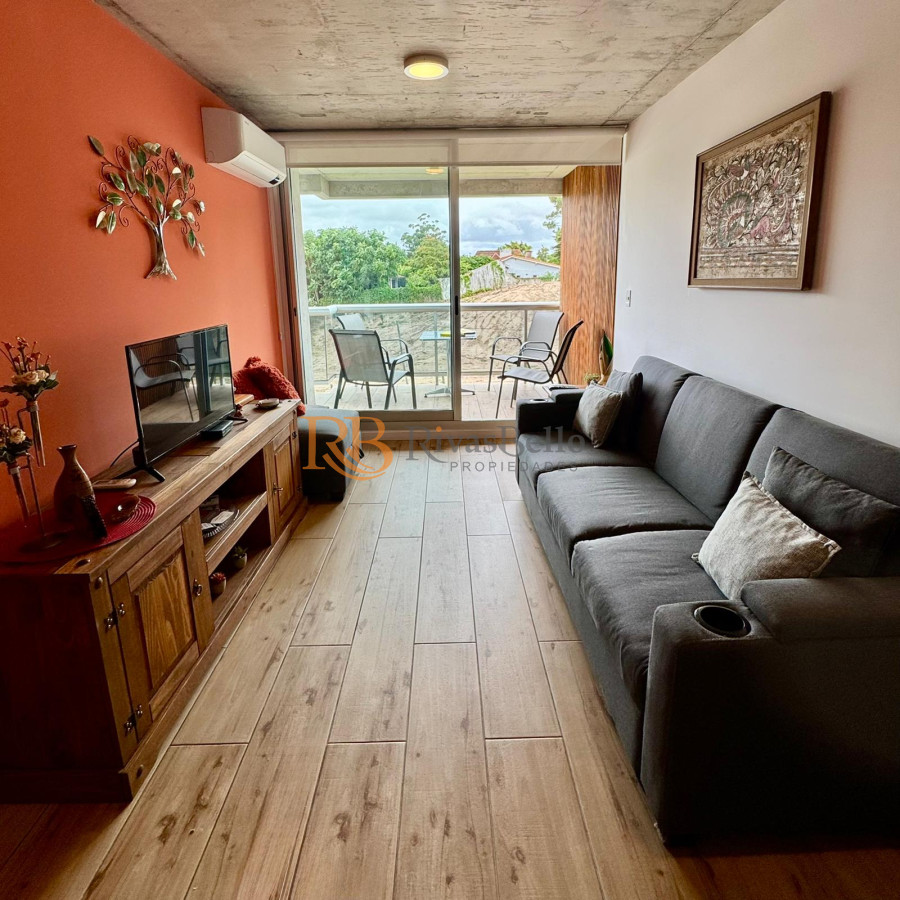 Apartamento ID.7 - Apartamento moderno 1  dormitorio a estrenar con terraza cochera y piscina en Playa Mansa 