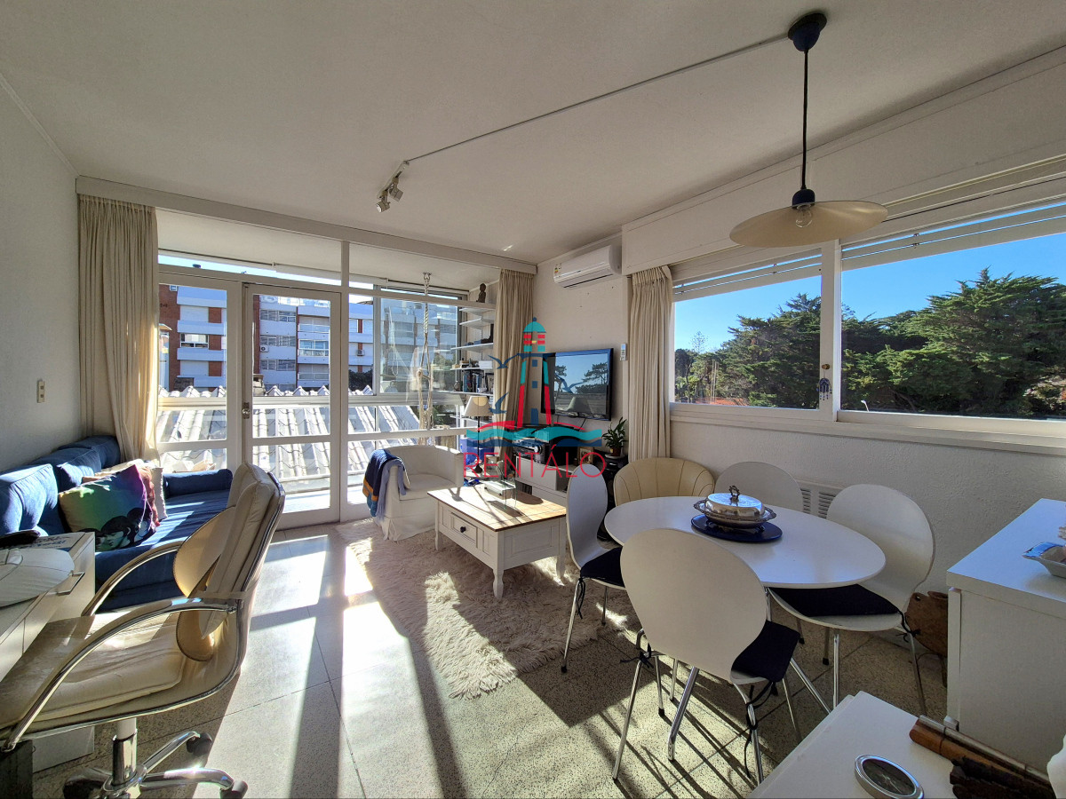 Apartamento ID.358 - Apartamento 1 dormitorio en venta con vista al Mar edificio primera línea Playa Mansa Punta del Este