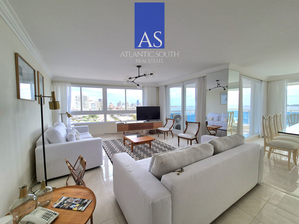 Apartamento ID.3939 - Apartamento 3 dormitorios en suite torre de lujo primera linea frente al mar Millenium Playa Mansa Enjoy Punta del Este