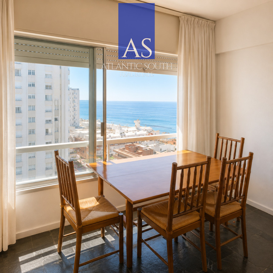 Apartamento ID.4843 - Apartamento 1 dormitorio y garage vista al mar Península Punta del Este