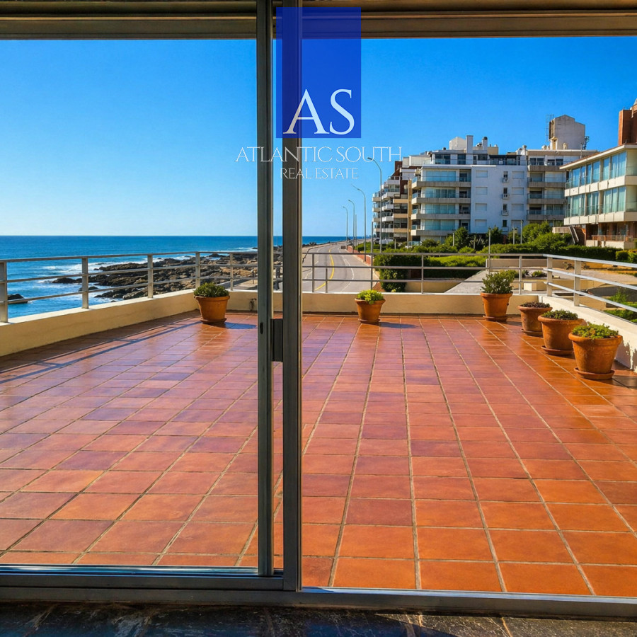 Apartamento ID.4714 - Apartamento 1 dormitorio gran terraza frente al mar con garage
