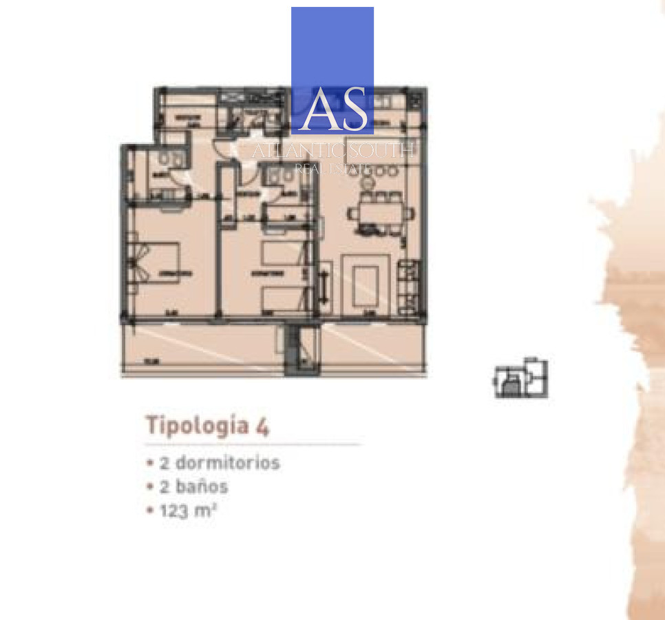 Apartamento ID.4505 - Oportunidad 2 dormitorios frente al mar  en Playa Mansa
