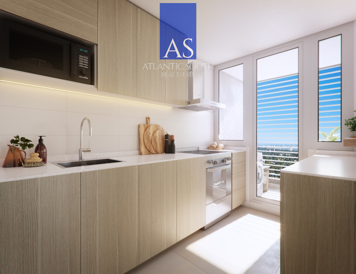 Apartamento 1 dormitorio Torre de calidad en construcción entrega Febrero 2026 ley vivienda promovida terraza y garage - GoPunta - Portal Inmobiliario de Punta del Este - Maldonado
