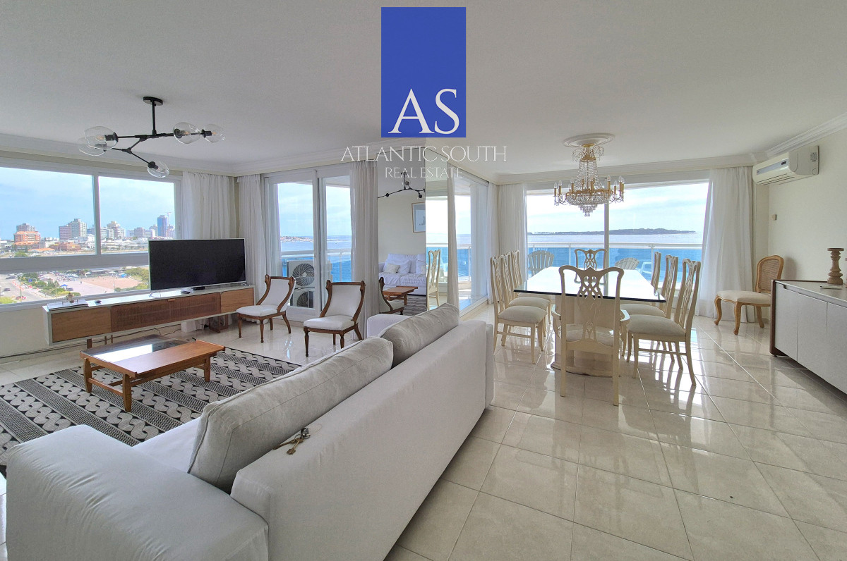 Apartamento ID.3939 - Apartamento 3 dormitorios en suite torre de lujo primera linea frente al mar Millenium Playa Mansa Enjoy Punta del Este