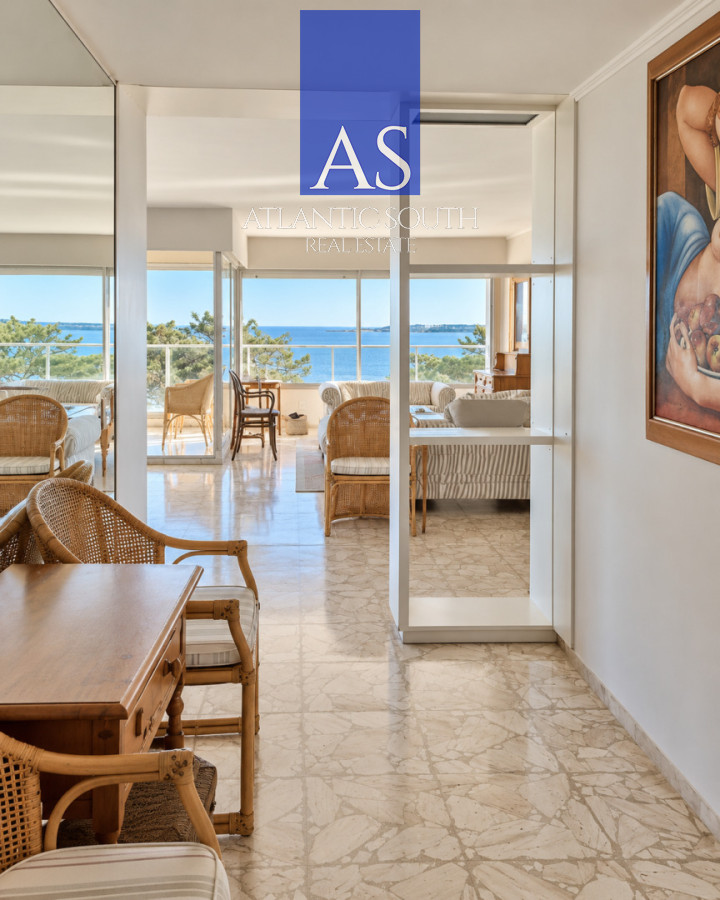 Apartamento ID.5124 - Planta de categoría 3 dormitorios+servicio frente al mar Playa Mansa Punta del Este