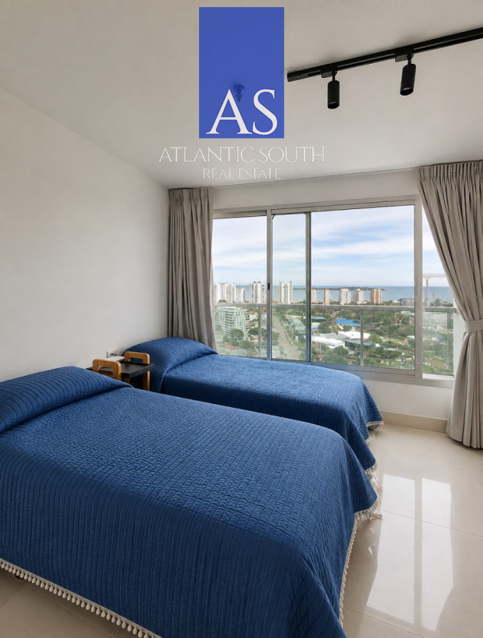 Apartamento ID.3921 - Apartamento mdoerno 2 dormitorios piso alto garage servicios bajos gastos Punta del Este