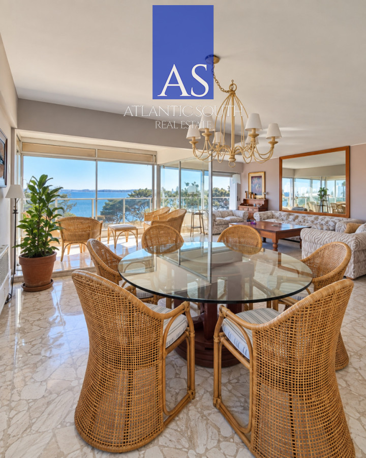 Apartamento ID.5124 - Planta de categoría 3 dormitorios+servicio frente al mar Playa Mansa Punta del Este