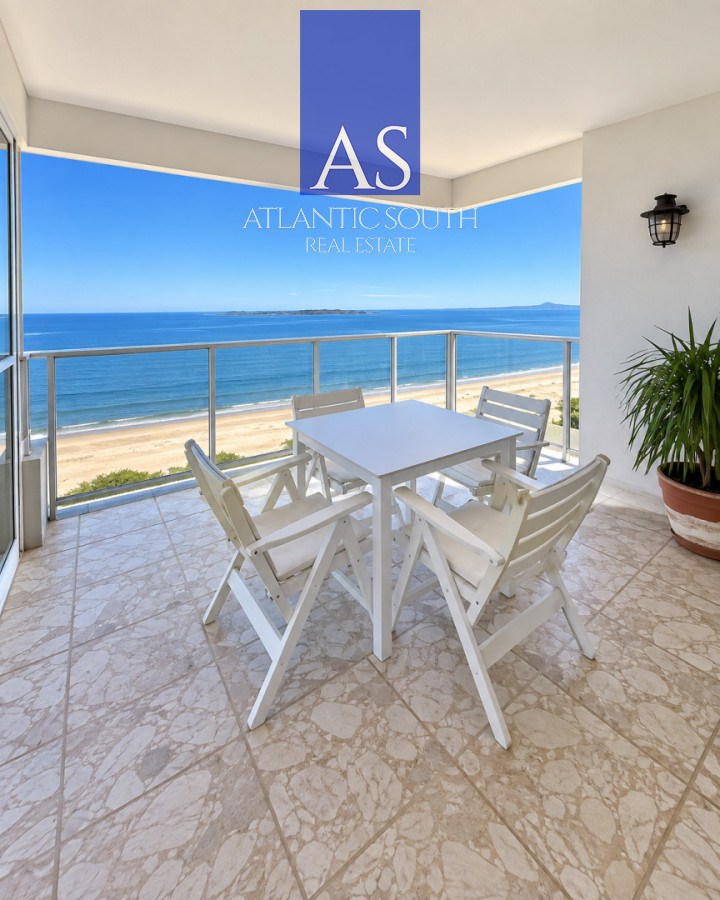 Apartamento ID.5117 - Apartamento en venta y alquiler, frente al mar, primera linea mansa, Punta del Este