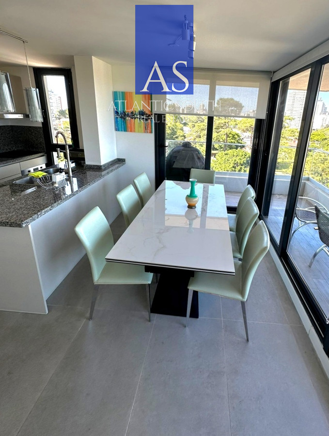 Apartamento ID.3480 - Apartamento moderno 2 dormitorios a estrenar vista parcial al mar excelentes servicios Punta del Este