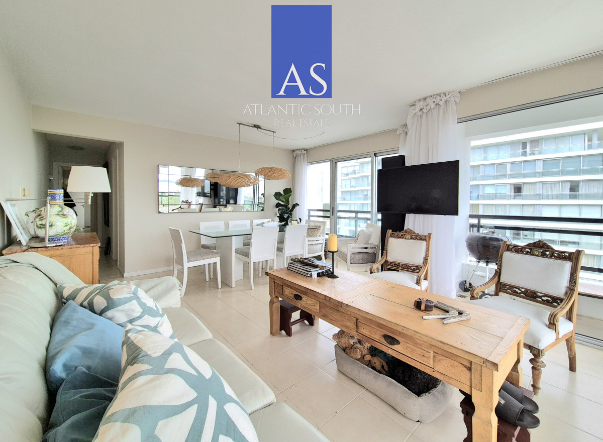 Apartamento ID.4065 - Oportunidad apartamento moderno piso alto 3 dormitorios 2 baños terraza con vista al mar garage venta Punta del Este Jardines del Country