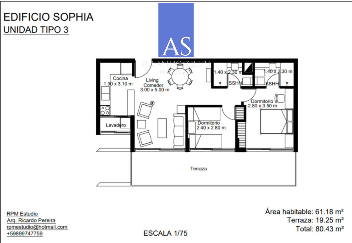 Apartamento ID.4154 - Apartamento de 2 dormitorios a pasos de Playa Mansa 