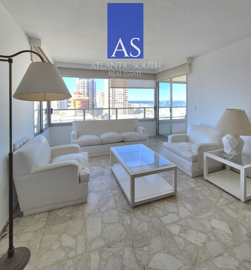 Apartamento ID.4375 - Apartamento piso alto vista espectacular en venta de 2 dormitorios + Dependencia completa en Península Puerto Punta del Este