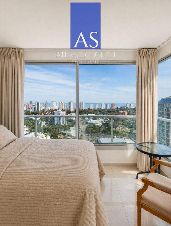 Apartamento ID.3921 - Apartamento mdoerno 2 dormitorios piso alto garage servicios bajos gastos Punta del Este