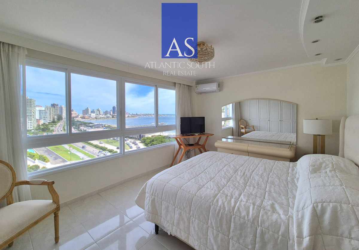 Apartamento ID.3939 - Apartamento 3 dormitorios en suite torre de lujo primera linea frente al mar Millenium Playa Mansa Enjoy Punta del Este
