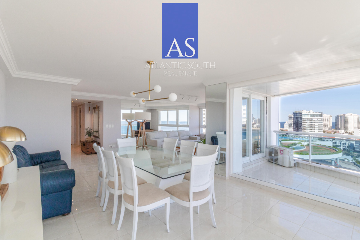 Apartamento ID.3827 - Apartamento 3 dormitorios en primera linea frente al mar Millenium Playa Mansa Punta del Este